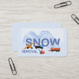 Tarjeta De Visita Eliminación de nieve