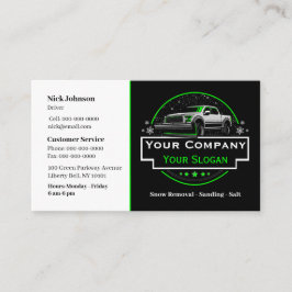 Tarjeta De Visita Eliminación Profesional de Nieve, Empresa de Quita