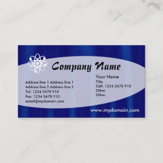 Tarjeta De Visita Eliptical - Velvet de medianoche