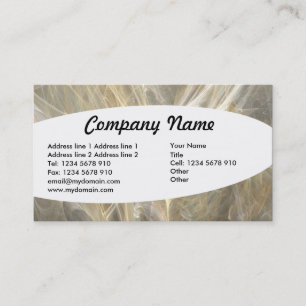 Tarjeta De Visita Eliptico - Fractal