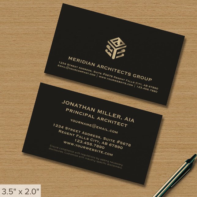 Tarjeta de visita Elite Architect (Subido por el creador)