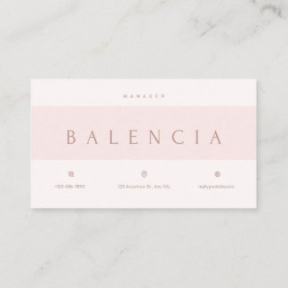 Tarjeta De Visita Elite Beauty & Style Expert