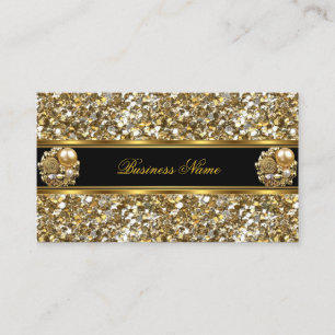 Tarjeta De Visita Elite Business Gold Elegante Brillante Joya 2
