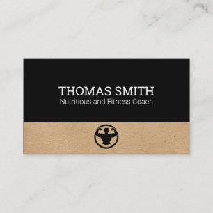 Tarjeta De Visita Elite Fitness Coach   Entrenador personal