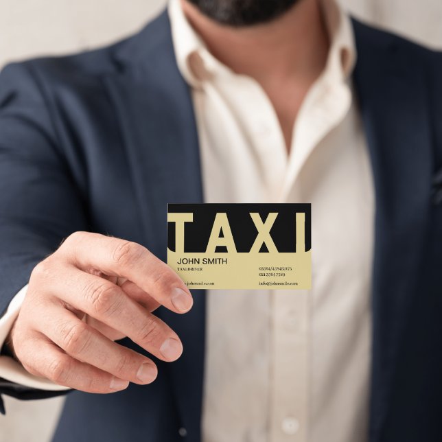 Tarjeta De Visita Elite Taxi Driver (Subido por el creador)