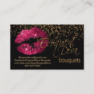 Tarjeta De Visita Eloquent Deva Bouquets - Orden Personalizado