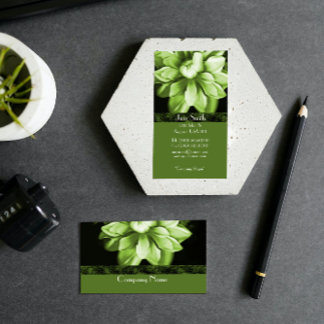 Tarjeta de visita Emerald Bloom
