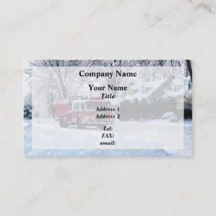 Tarjeta De Visita Emergencia Invernal