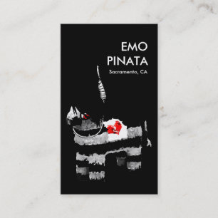 Tarjeta De Visita emo pinata