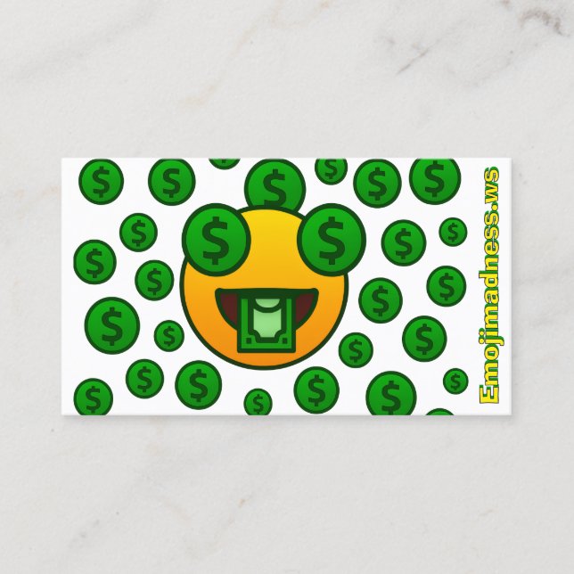 Tarjeta De Visita Emoji Madness (Anverso)