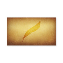 Tarjeta de visita empapelada de la canilla de los