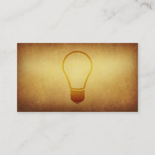 Tarjeta de visita empapelada de las ideas del