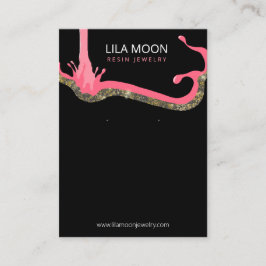 Tarjeta De Visita Empaquetado Para Ganancias De Resina