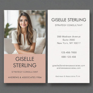 Tarjeta De Visita Empleado profesional mínimo Empresa moderna
