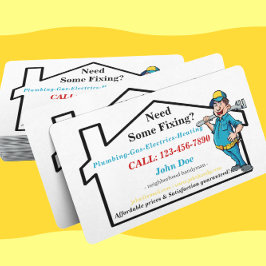 Tarjeta De Visita Empleador masculino