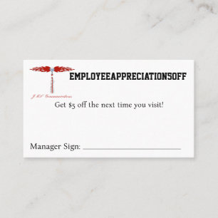 Tarjeta De Visita EMPLEO EAPPRECIACIÓN5OFF Cupón