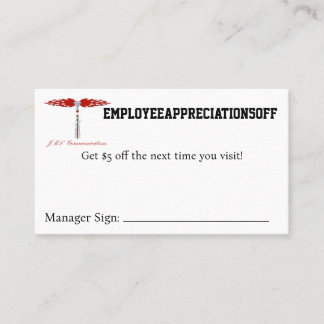 Tarjeta De Visita EMPLEO EAPPRECIACIÓN5OFF Cupón