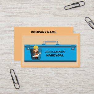 Tarjeta De Visita Empoderamiento de Handy Gal