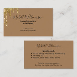 Tarjeta De Visita Emprendedor Pequeño Empresario Propietario de Empr