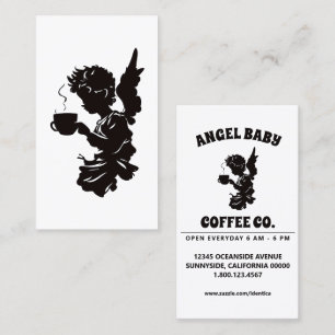 Tarjeta De Visita empresa de café angel baby