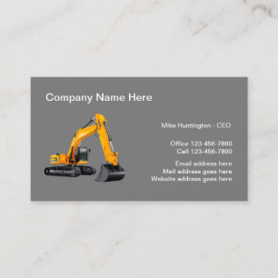 Tarjeta De Visita Empresa de construcción de oficinas