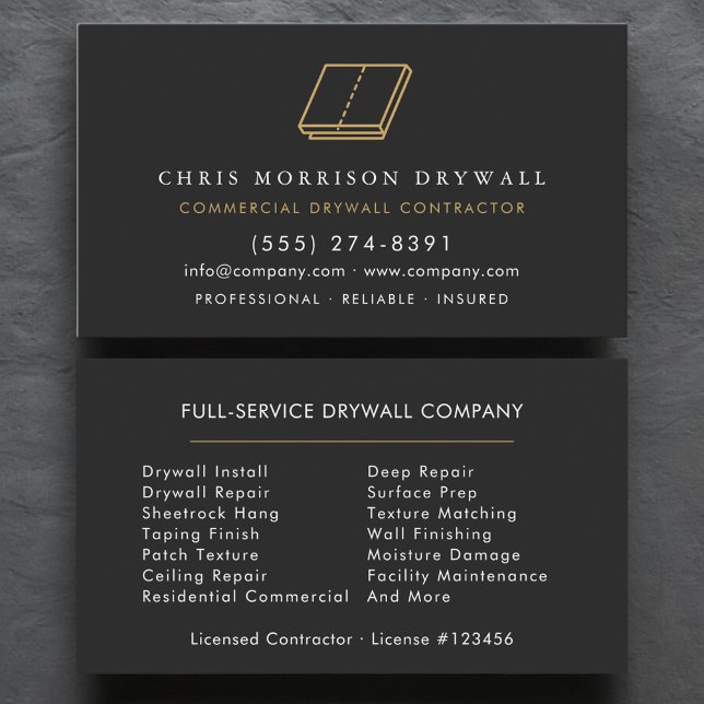 Tarjeta De Visita Empresa de drywall (Subido por el creador)