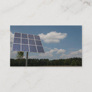 Tarjeta De Visita Empresa de Instalación de Paneles Solares