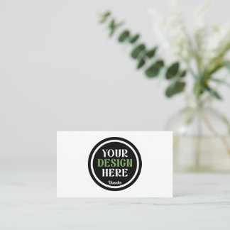 Tarjeta De Visita Empresa de Logotipo Personalizado a Granel Agradec