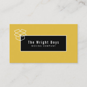 Tarjeta De Visita Empresa de mudanza profesional
