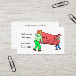 Tarjeta De Visita Empresa de mudanzas