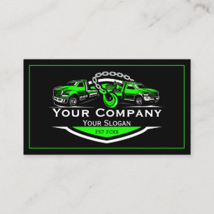 Tarjeta De Visita Empresa de Remolque Profesional, Servicio de Arras