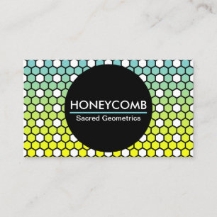 Tarjeta De Visita empresa honeycomb hexa