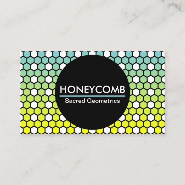 Tarjeta De Visita empresa honeycomb hexa (Anverso)