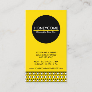 Tarjeta De Visita empresa honeycomb hexa