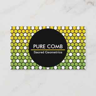 Tarjeta De Visita empresa honeycomb hexa