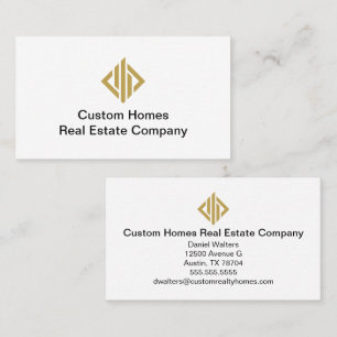 Tarjeta De Visita Empresa Inmobiliaria Negocio Personalizado