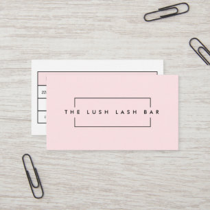 Tarjeta De Visita Empresa minima moderna de Eyelash y Brows