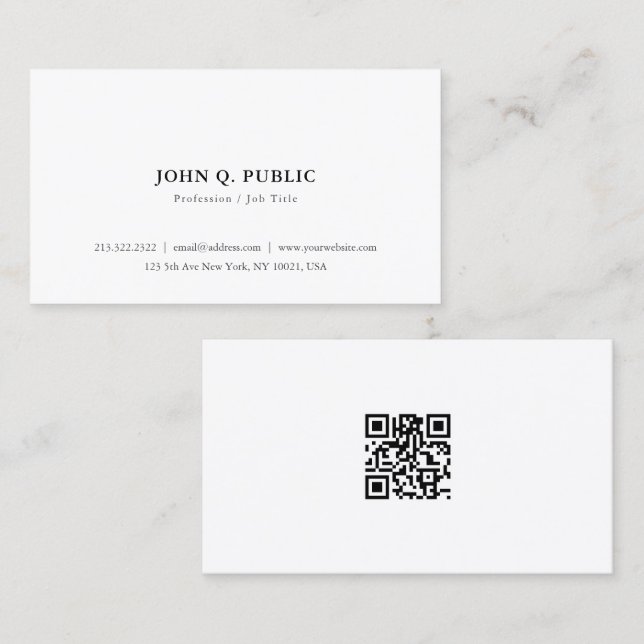 Tarjeta De Visita Empresa Personalizado profesional (Anverso / Reverso)