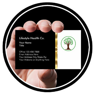 Tarjeta De Visita Empresa profesional de cuidado de la salud