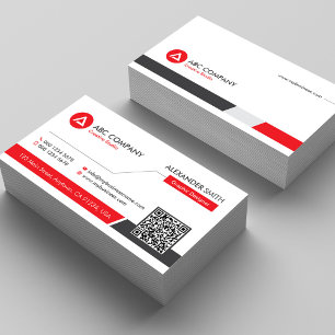 Tarjeta De Visita Empresa profesional simple y minimalista