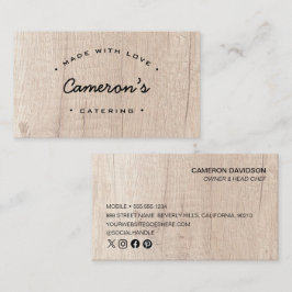 Tarjeta De Visita Empresa única de restauración de Personalizables d