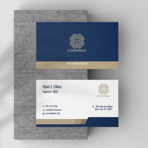 Tarjeta De Visita Empresario moderno, CEO y fundador
