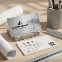 Tarjeta De Visita Empresas de Diseño y Construcción Negocios | Minim