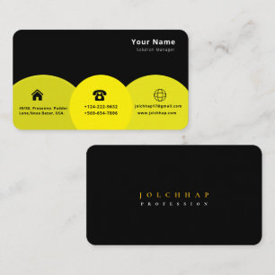 Tarjeta De Visita Empresas de lujo minimalistas