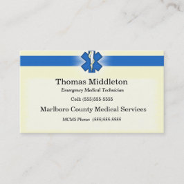 Tarjeta De Visita EMS / EMT Contact Card