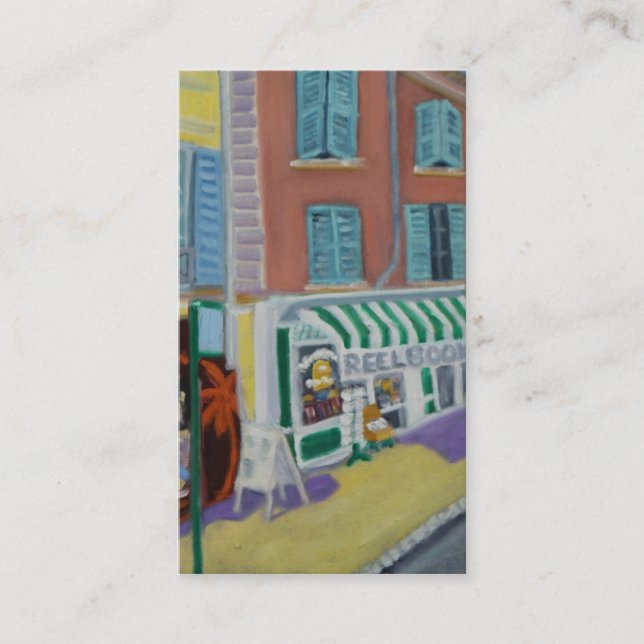 Tarjeta de visita en blanco de Reelbooks (Anverso)
