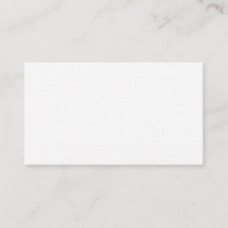 Tarjeta de visita en blanco - lino