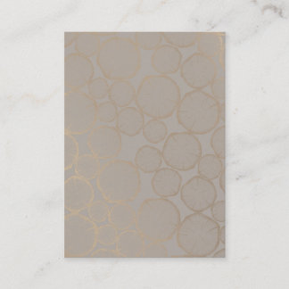 Tarjeta de visita en blanco moderna rústica