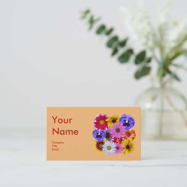 Tarjeta de visita en Bloom (Anverso de pie)