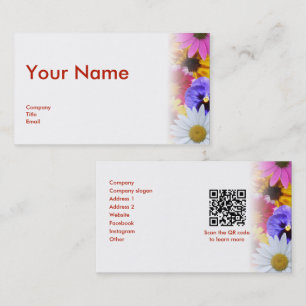 Tarjeta de visita en Bloom